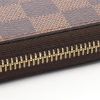 Louis Vuitton Round Wallet Zippy Damier Ebene — view 9