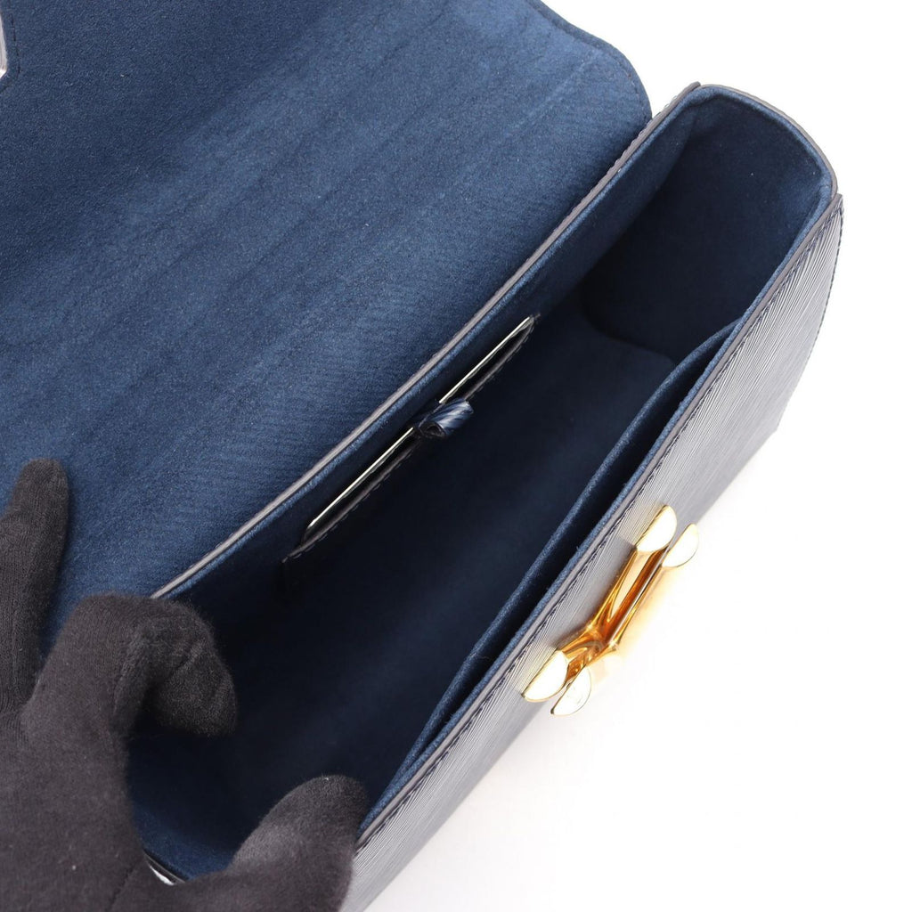 Louis Vuitton Shoulder Bag Twist MM Epi Andigo Blue Indigo Leather — view 3