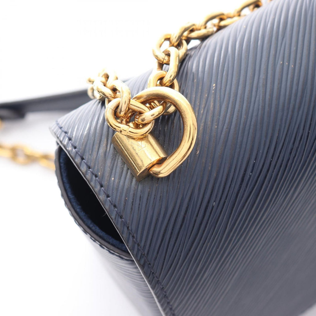 Louis Vuitton Shoulder Bag Twist MM Epi Andigo Blue Indigo Leather — view 8