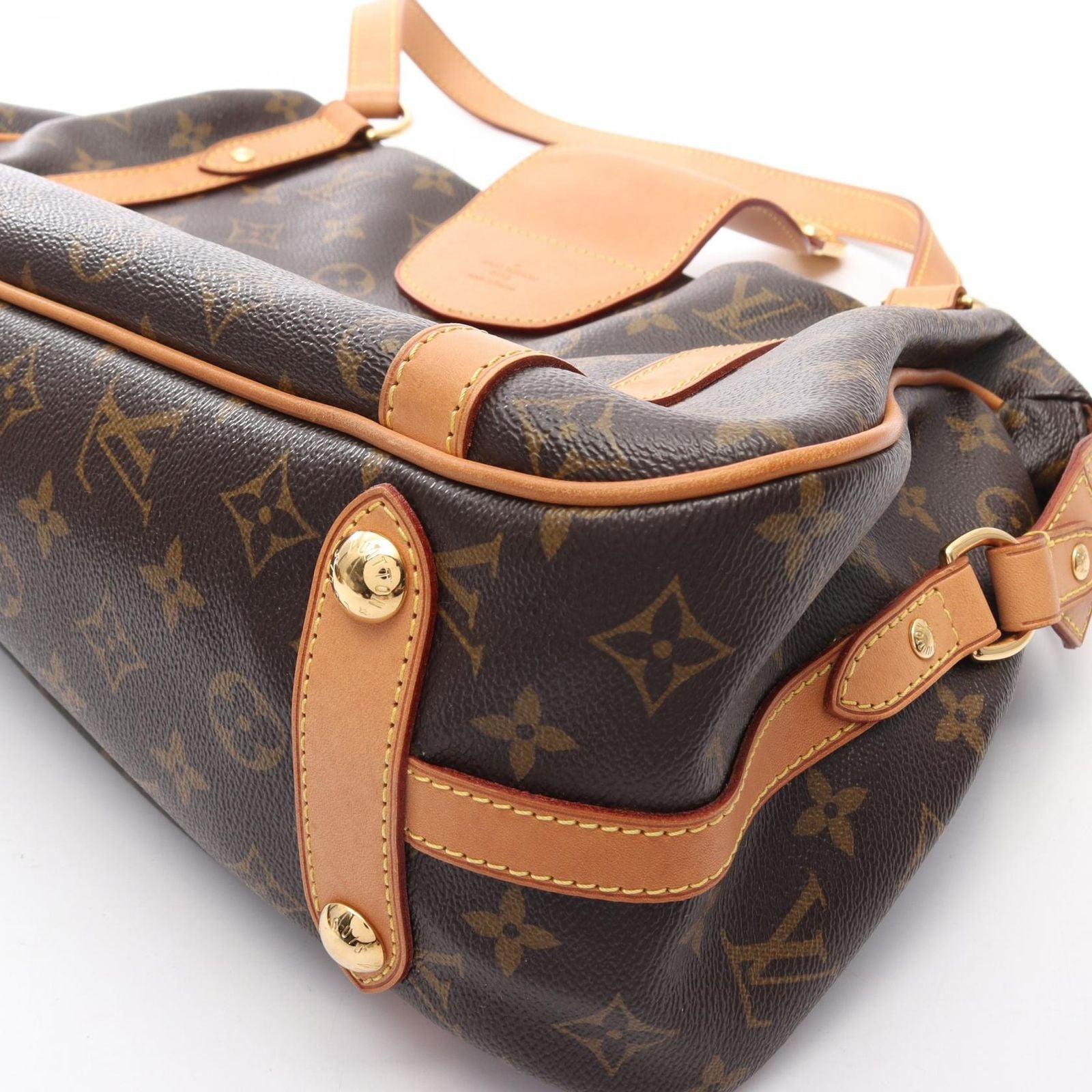 Louis Vuitton Shoulder Bag Strether PM Monogram Canvas Leather — view 7