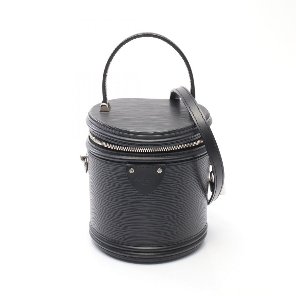 Louis Vuitton Handbag Cannes Epi Noir 2-Way Leather