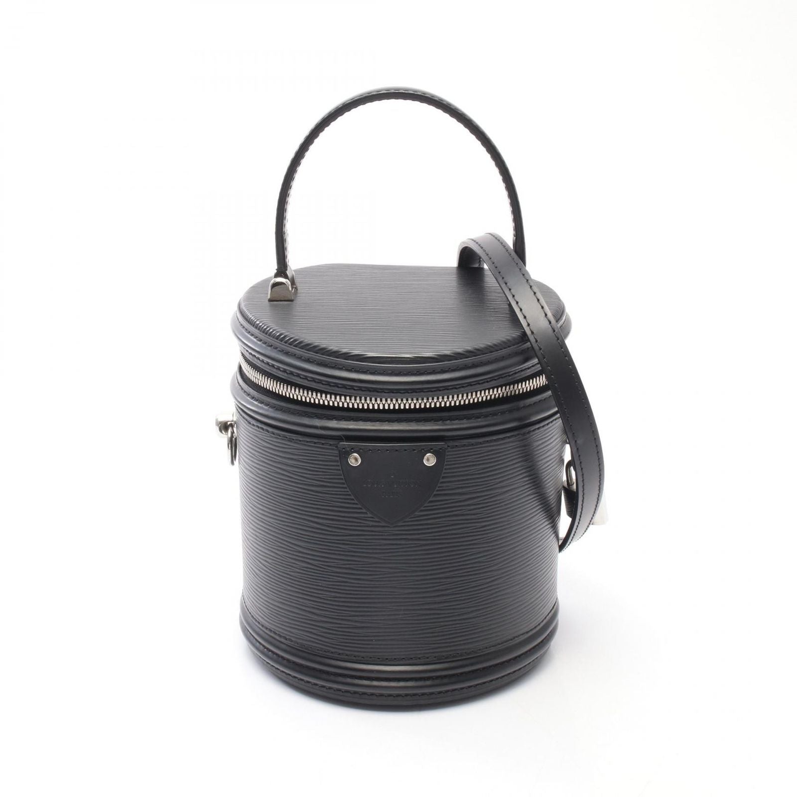 Louis Vuitton Handbag Cannes Epi Noir 2-Way Leather