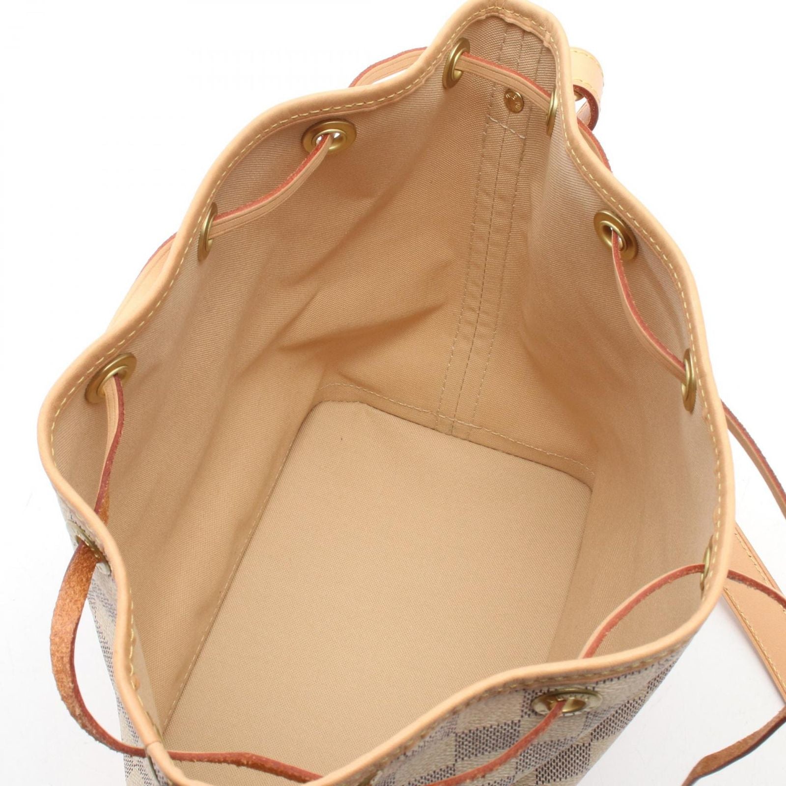 Louis Vuitton Shoulder Bag Noe BB Damier Azur Canvas Leather — view 3