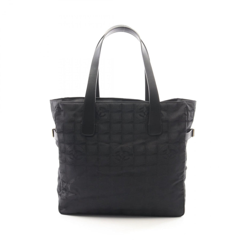 Chanel Tote New Travel Line GM Black Leather GM