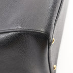 Chanel Tote Big CC Logo Black Caviar Leather CC Chain Boston — view 6