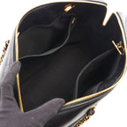 Chanel Tote Big CC Logo Black Caviar Leather CC Chain Boston — view 3