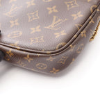 Louis Vuitton Shoulder Bag Multy Pochette Khaki Canvas Leather — view 7