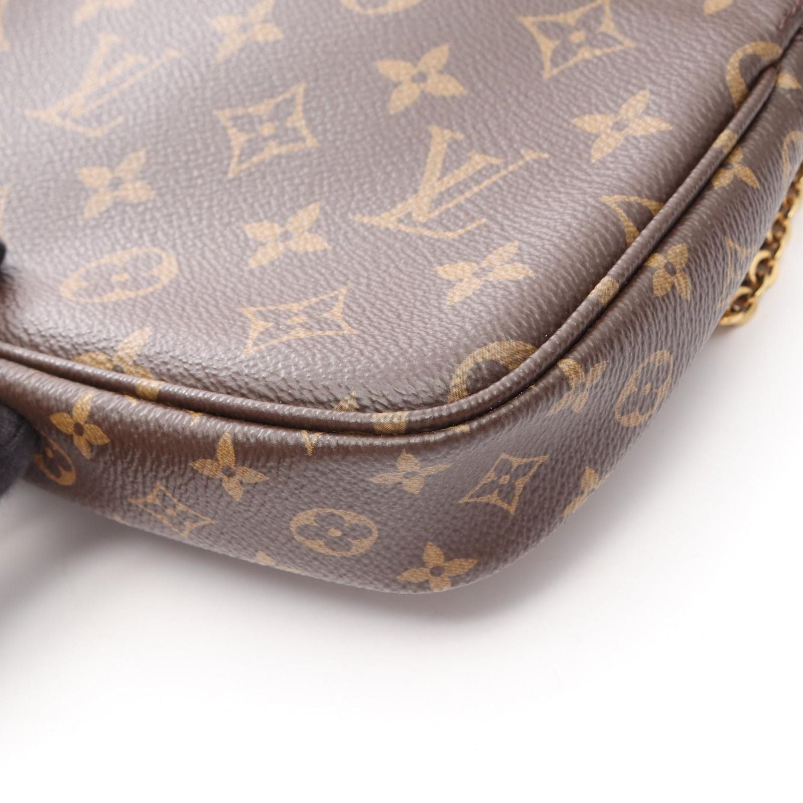 Louis Vuitton Shoulder Bag Multy Pochette Khaki Canvas Leather — view 7
