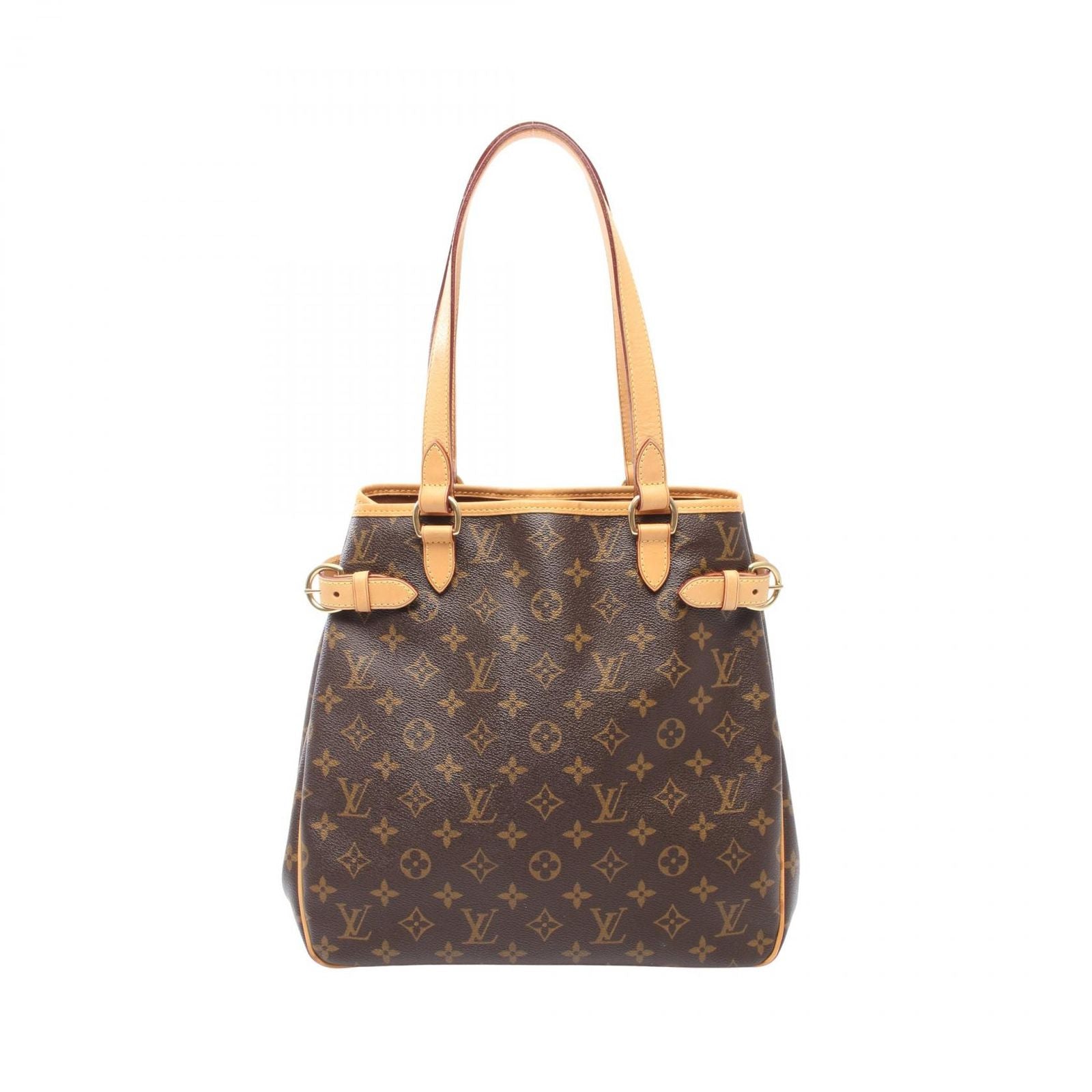 Louis Vuitton Tote Batignolles Vertical Monogram Canvas Leather