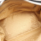 Chanel Handbag Logo Black Caviar Leather Fringe — view 6