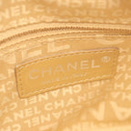 Chanel Handbag Logo Black Caviar Leather Fringe — view 4