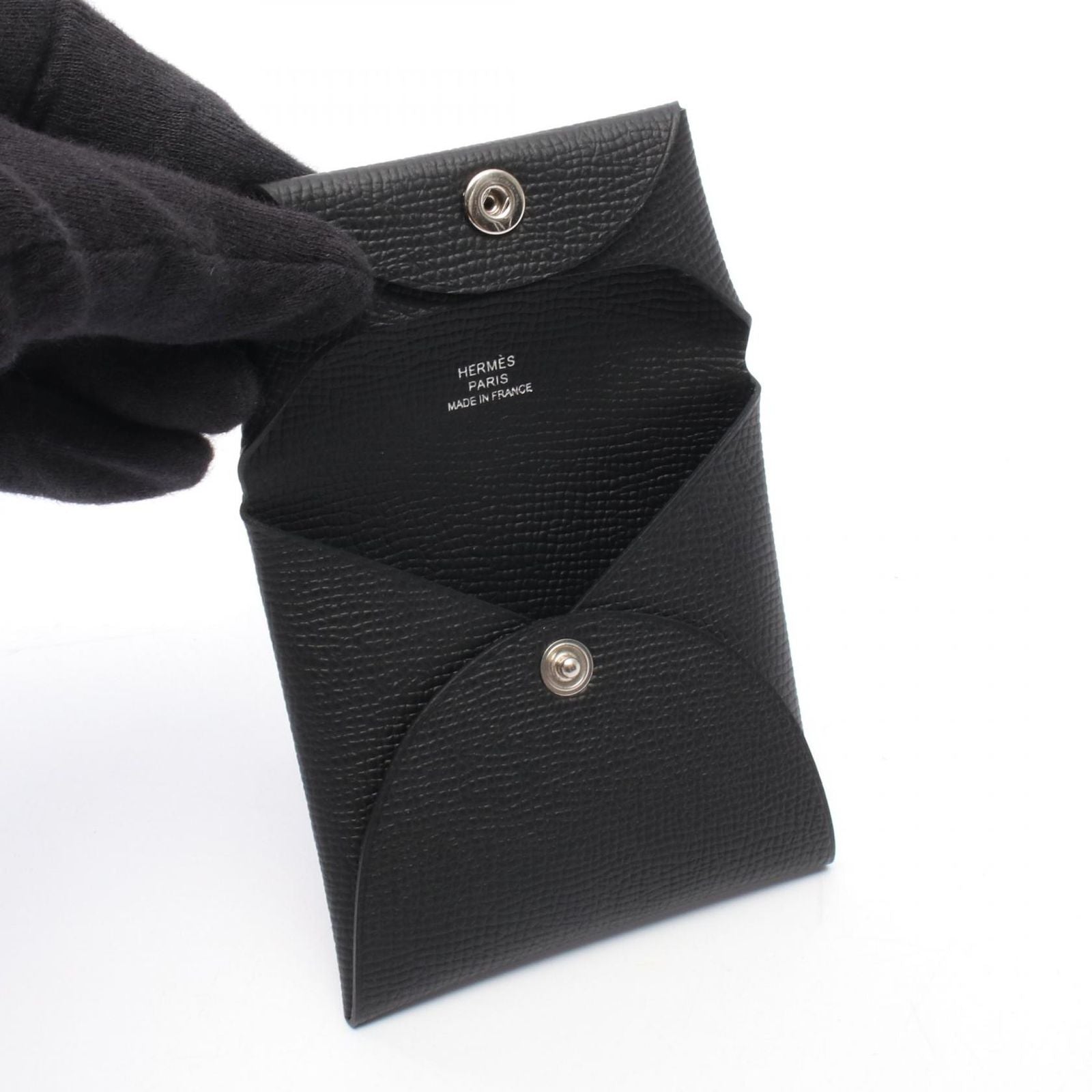 Hermes Coin Case Bastia Black — view 3