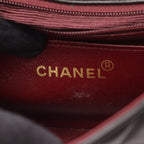 Chanel Shoulder Bag Mini Quilted Black Lambskin Mini Chain — view 4