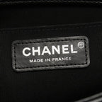 Chanel Shoulder Bag Boy Black Caviar Leather Boy Chain — view 4