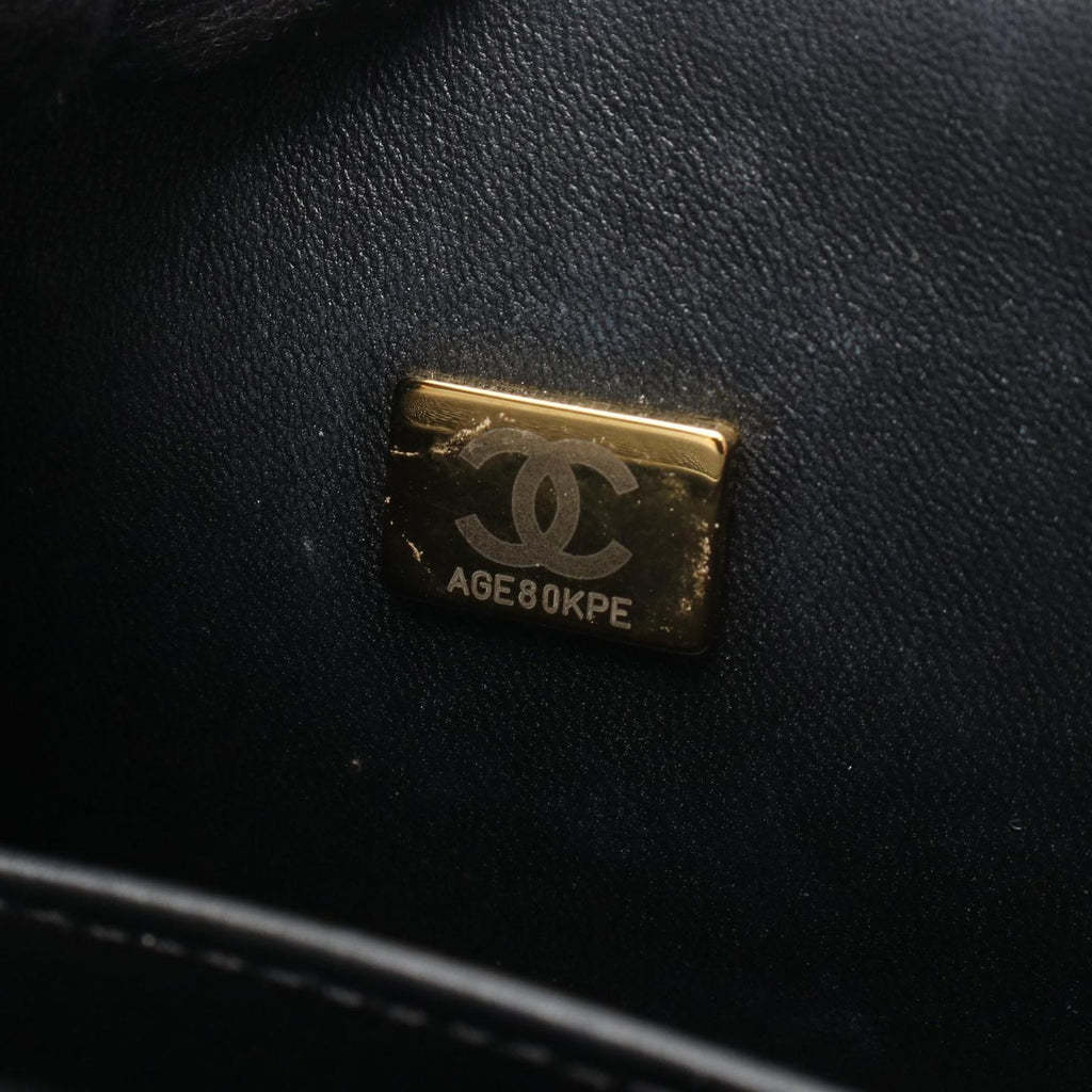 Chanel Shoulder Bag Boy Small Black Caviar Leather Boy Stitch Chain — view 5