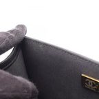 Chanel Shoulder Bag Quilted Small Flap 2-Way Black Lambskin Chain — view 6