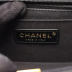 Chanel Shoulder Bag Quilted Small Flap 2-Way Black Lambskin Chain — view 4