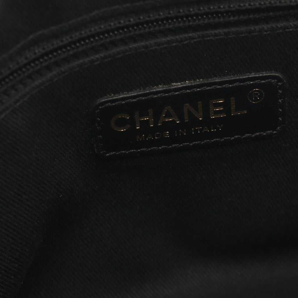 Chanel Shoulder Bag Quilted Black Patent Leather Chain — view 4