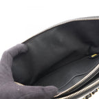 Chanel Shoulder Bag Quilted Black Patent Leather Chain — view 7