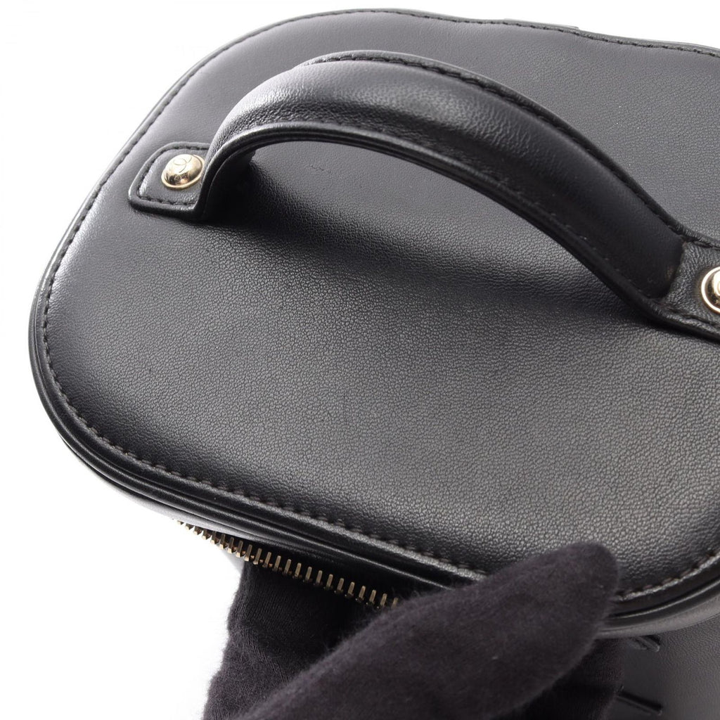 Chanel Handbag CC Logo 2-Way Black Lambskin CC Vanity Chain — view 7