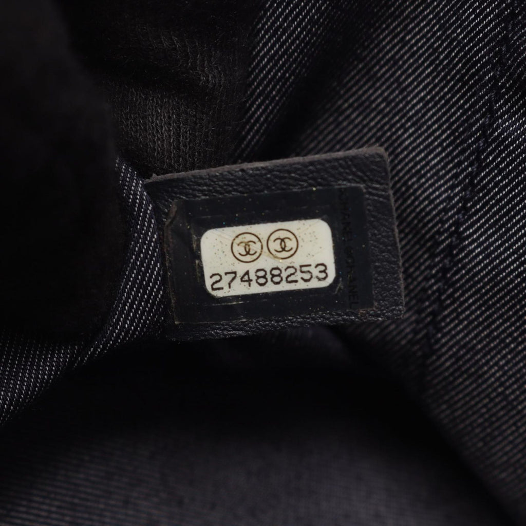 Chanel Handbag CC Logo 2-Way Black Lambskin CC Vanity Chain — view 5