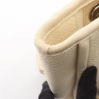 Chanel Tote Deauville PM Off White Canvas Leather Chain PM — view 7