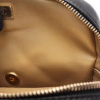 Chanel Backpack Quilted Square Chain Black Lambskin — view 6