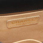Chanel Shoulder Bag Quilted Black Leather Chain — view 4