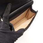 Chanel Shoulder Bag Quilted Black Leather Chain — view 3