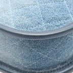 Chanel Shoulder Bag Quilted Hobo Denim Blue — view 8