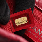 Chanel Backpack Gabriel Small Magenta Leather de Chain — view 5