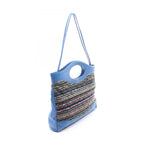 Chanel Shoulder Bag 31 Quilted 2-Way Blue Multi Lambskin Fabric 31 Large — view 2