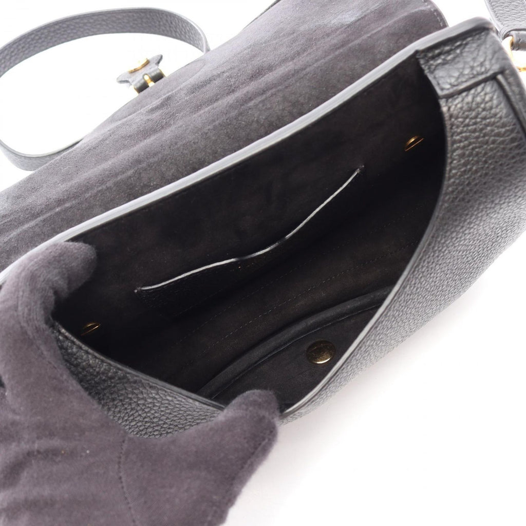 Dior Shoulder Bag Bobby Midi a Black Leather — view 3