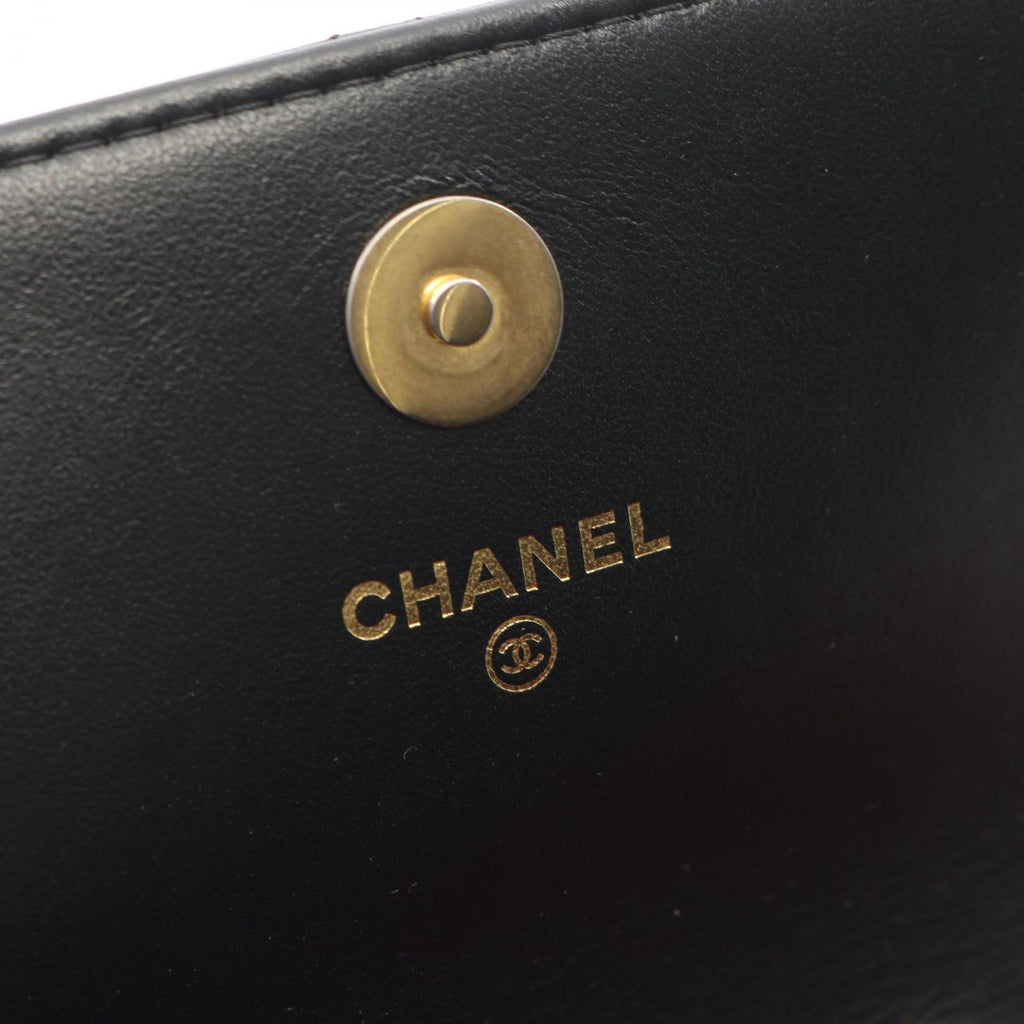Chanel Shoulder Bag 19 Quilted 2-Way Black Lambskin 19 Mini Chain — view 4