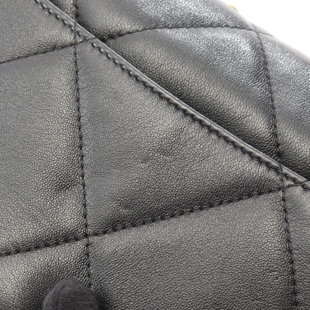 Chanel Shoulder Bag 19 Quilted 2-Way Black Lambskin 19 Mini Chain — view 8