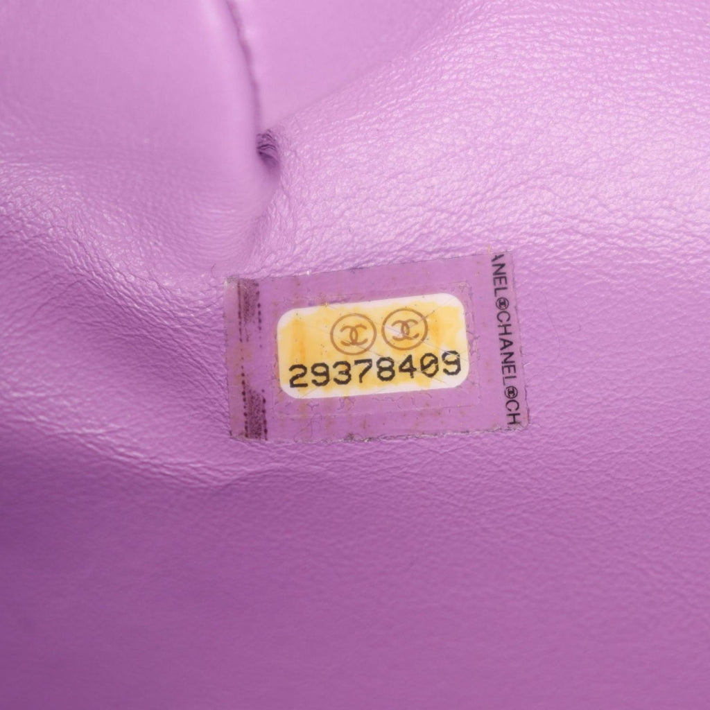 Chanel Waist Bag CC Filigree Purple Caviar Leather CC Quilted — view 5