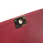 Chanel Shoulder Bag Boy Wine Red Caviar Leather Boy Stitch Chain — view 7