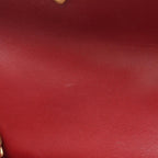 Chanel Shoulder Bag Quilted Small Wine Red Lambskin Chain — view 6