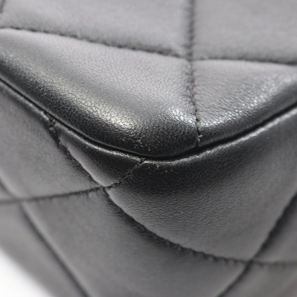 Chanel Shoulder Bag Quilted Hobo Black Lambskin — view 7
