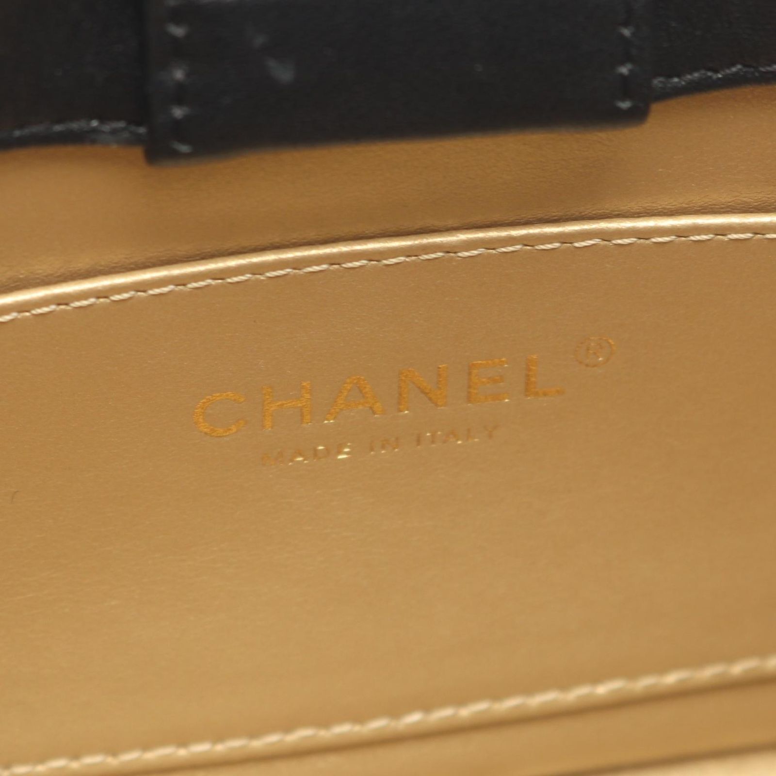 Chanel Shoulder Bag Quilted Hobo Black Lambskin — view 4