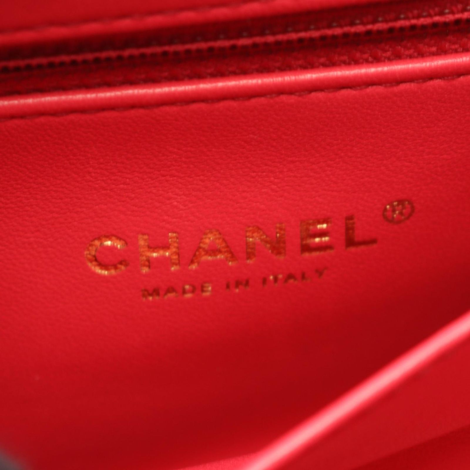 Chanel Shoulder Bag Quilted Top Handle Black Leather Top Small Flap — view 4