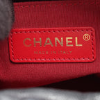 Chanel Shoulder Bag Quilted Drawstring Black Caviar Leather — view 4