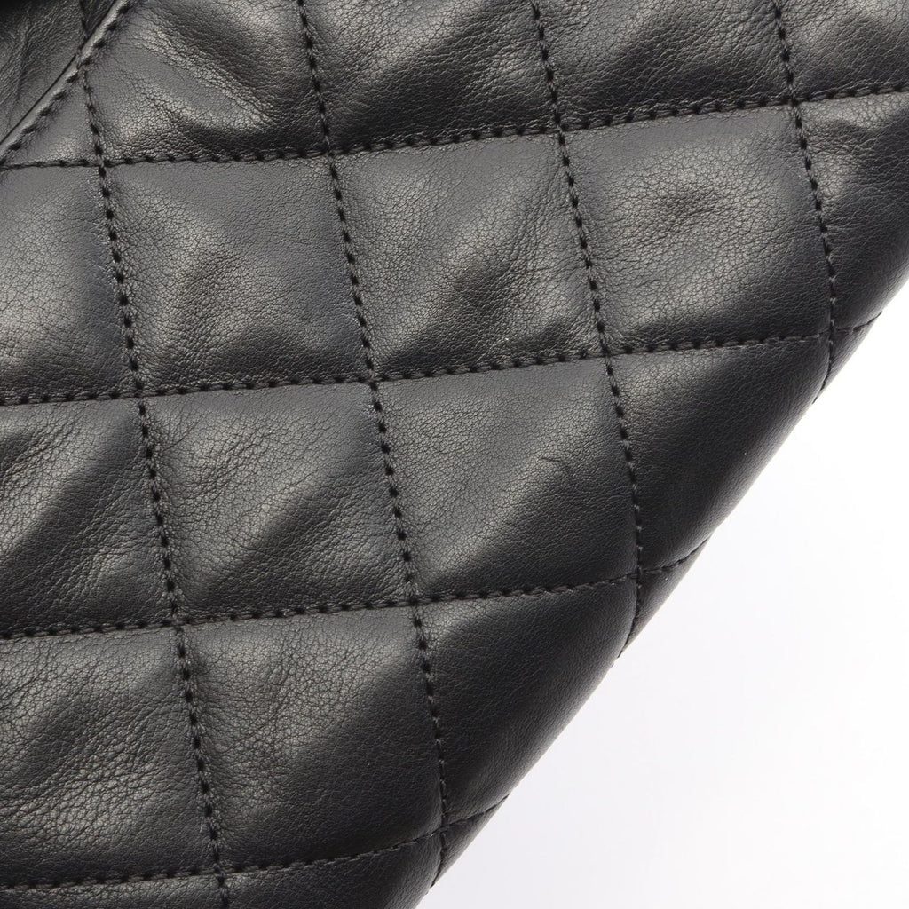 Chanel Shoulder Bag Quilted Black Lambskin Coco Pearl Mini Chain — view 9
