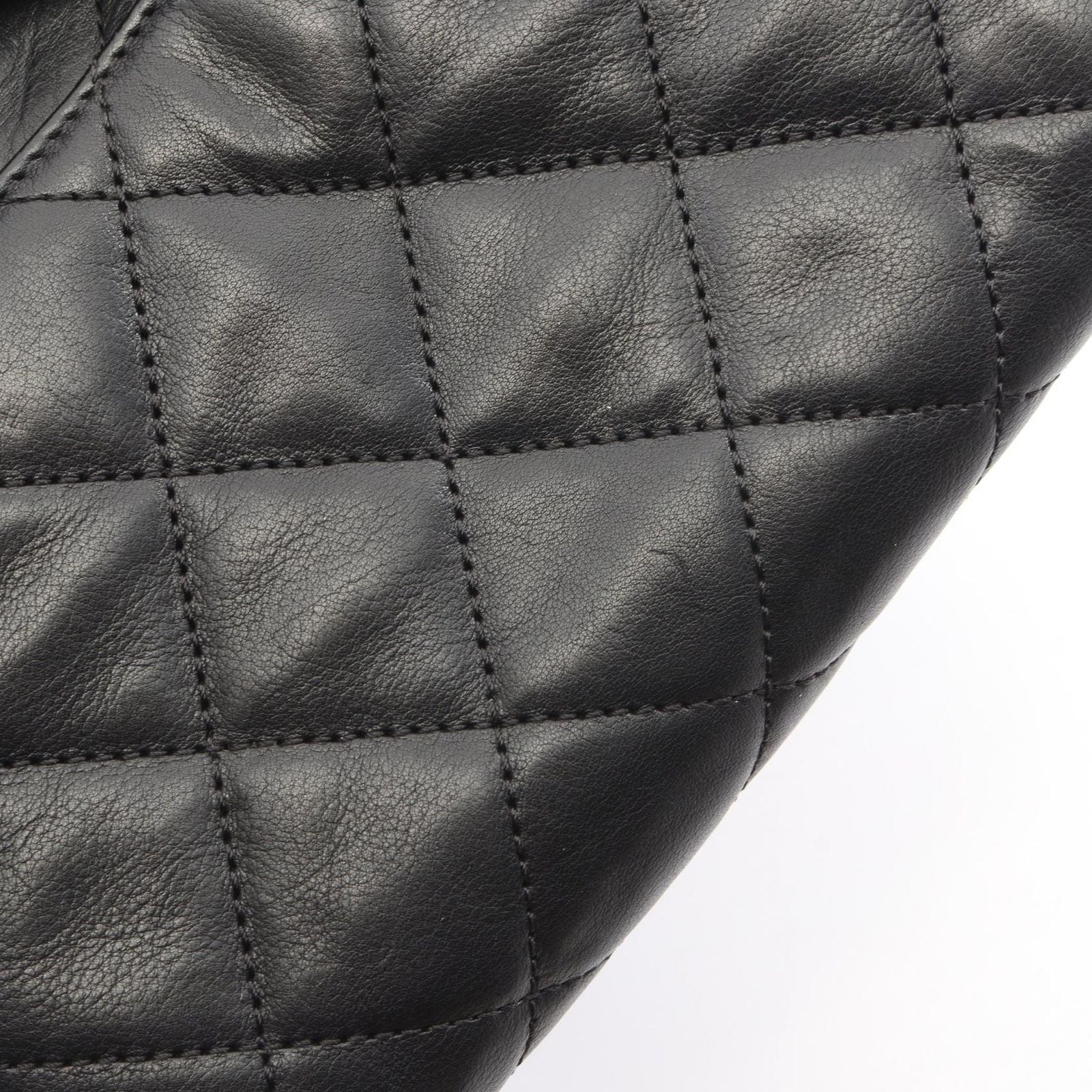 Chanel Shoulder Bag Quilted Black Lambskin Coco Pearl Mini Chain — view 9