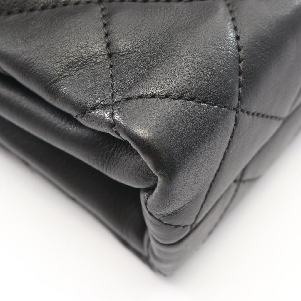 Chanel Shoulder Bag Quilted Black Lambskin Coco Pearl Mini Chain — view 7