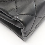 Chanel Shoulder Bag Quilted Black Lambskin Coco Pearl Mini Chain — view 7