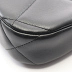 Chanel Shoulder Bag 19 Quilted Small Hobo Black Lambskin — view 6
