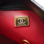 Chanel Shoulder Bag Quilted Camellia Black Lambskin Chain — view 5