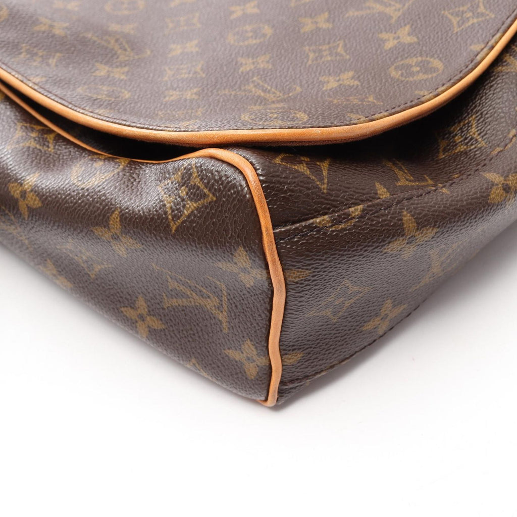 Louis Vuitton Shoulder Bag Aves Canvas Leather — view 8