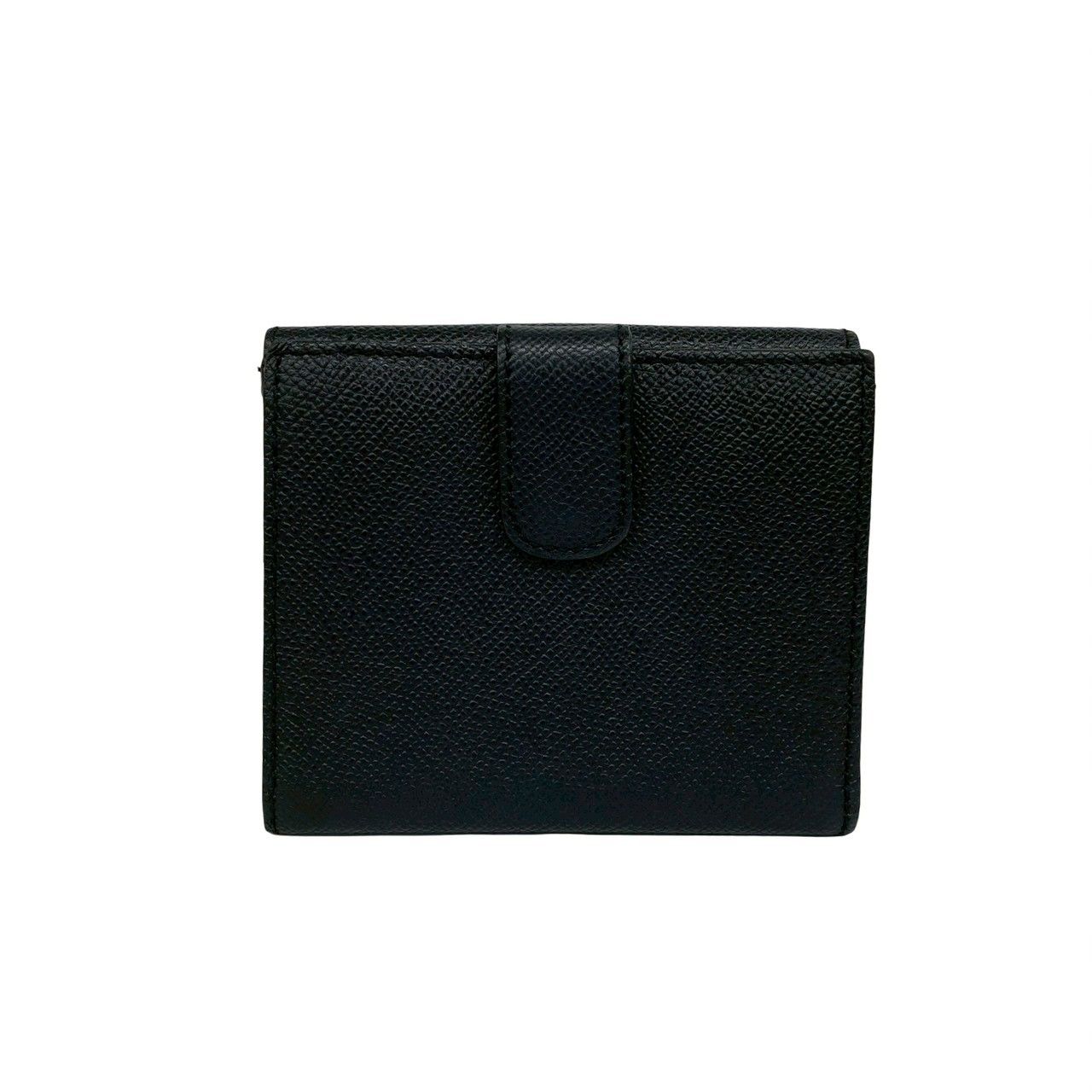 Chanel Card with No 5 Vintage CC Logo Caviar Leather Bifold Wallet Black — view 2